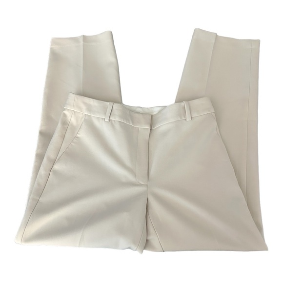 Babaton by Aritzia Pleated Pants Matte Pearl Women’s Size 8 - Picture 2 of 7